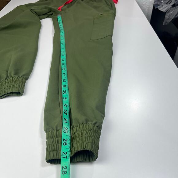 Figs Scrub Set Dark Olive Bristol Slim Henley Top Atlanta HW Skinny Jogger XSXSP - Picture 9 of 16